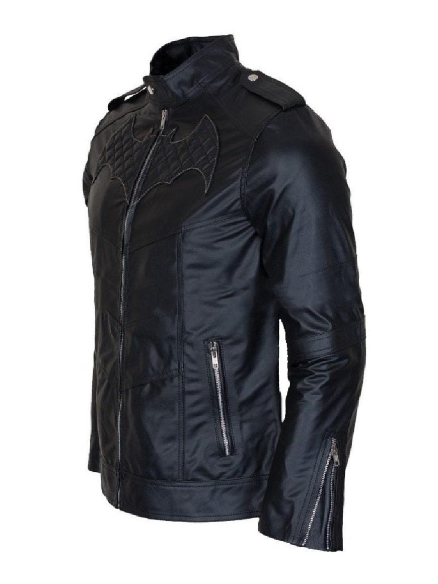 Batman Beyond Black Leather Jacket | Halloween Superhero Costume | Real Leather Men’s Jacket OuterMode