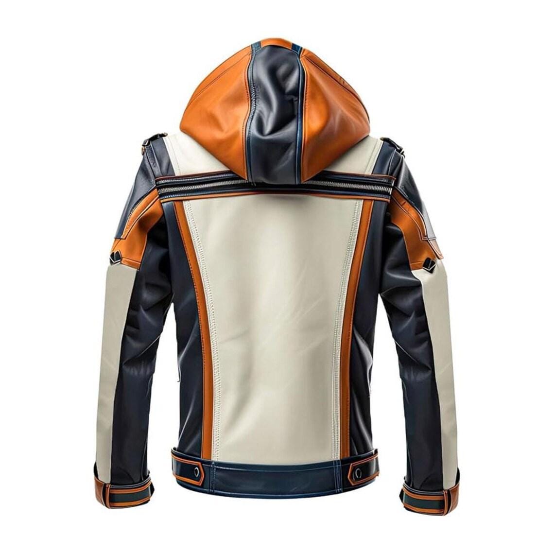 Futuristic Streetwear Leather Jacket OuterMode
