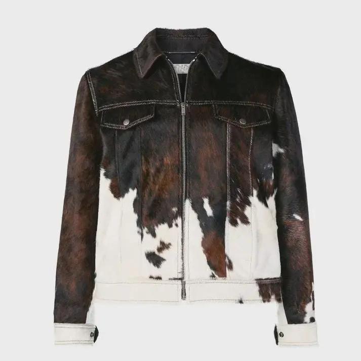 Cow Skin Leather Biker Jacket OuterMode