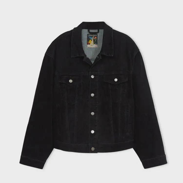 Washed Doves Sueded Jacket Denim OuterMode