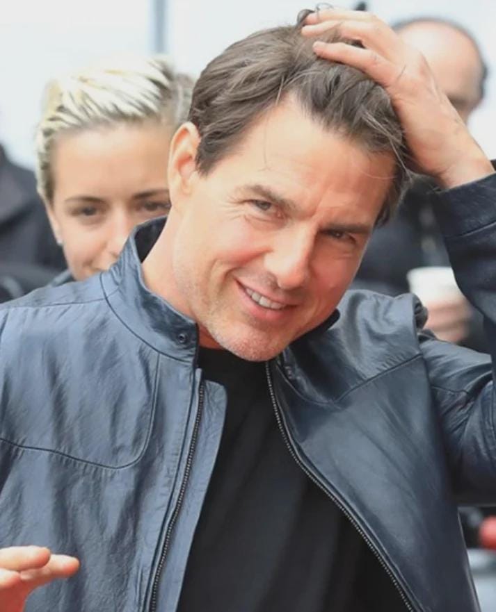 Tom Cruise Mission Impossible Black Genuine Leather Jacket OuterMode