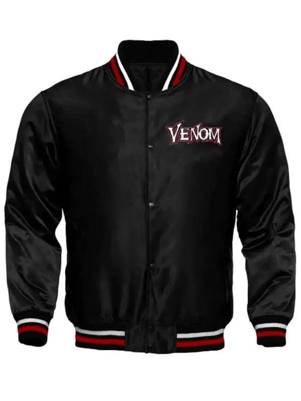 Venom Halloween Black Varsity Jacket OuterMode