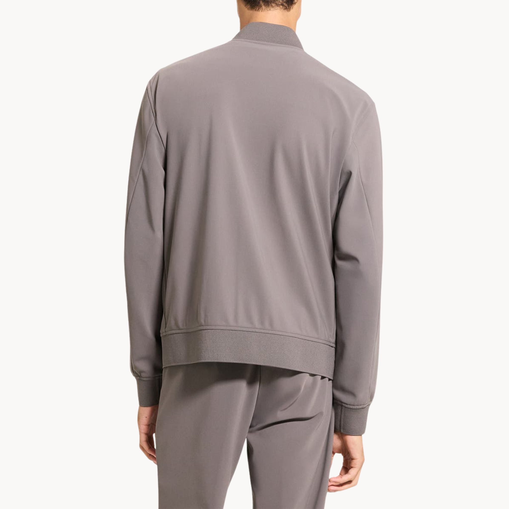 The Young and the Restless 2025 Cane Ashby stylish grey bomber jacket