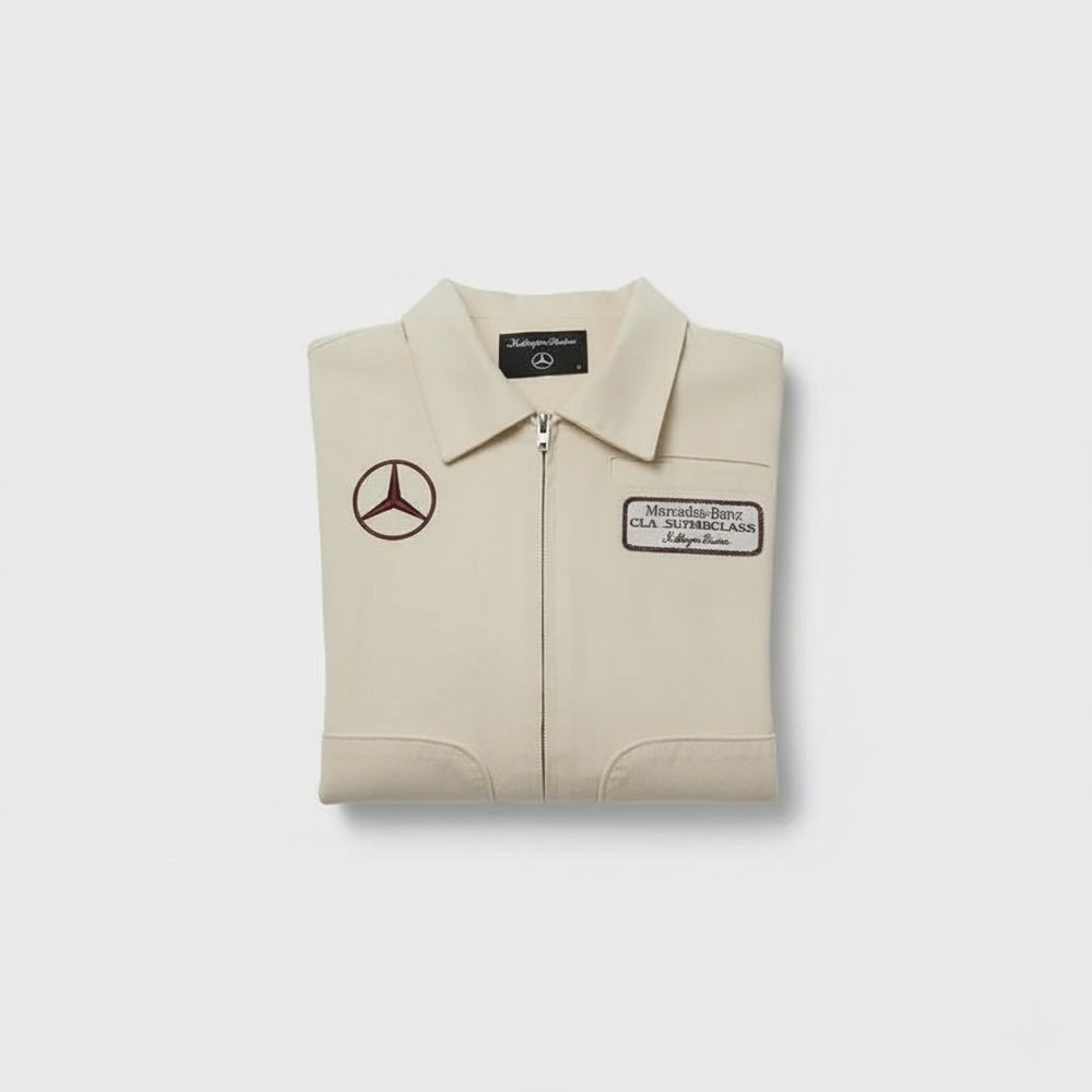 KidSuper X Mercedes Benz Work Jacket Cream