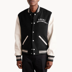 Made in Chelsea S30 AMIRI Hollywood black and cream varsity jacket