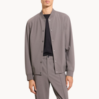 Grey bomber jacket inspired by Cane Ashby from The Young and the Restless