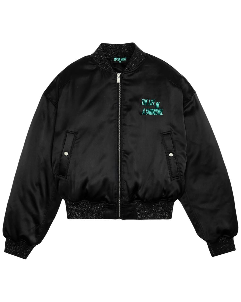 The Life Of A Showgirl Got A Wishlist Bomber Black Jacket OuterMode