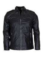 Batman Beyond Black Leather Jacket | Halloween Superhero Costume | Real Leather Men’s Jacket OuterMode