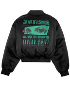 The Life Of A Showgirl Got A Wishlist Bomber Black Jacket OuterMode